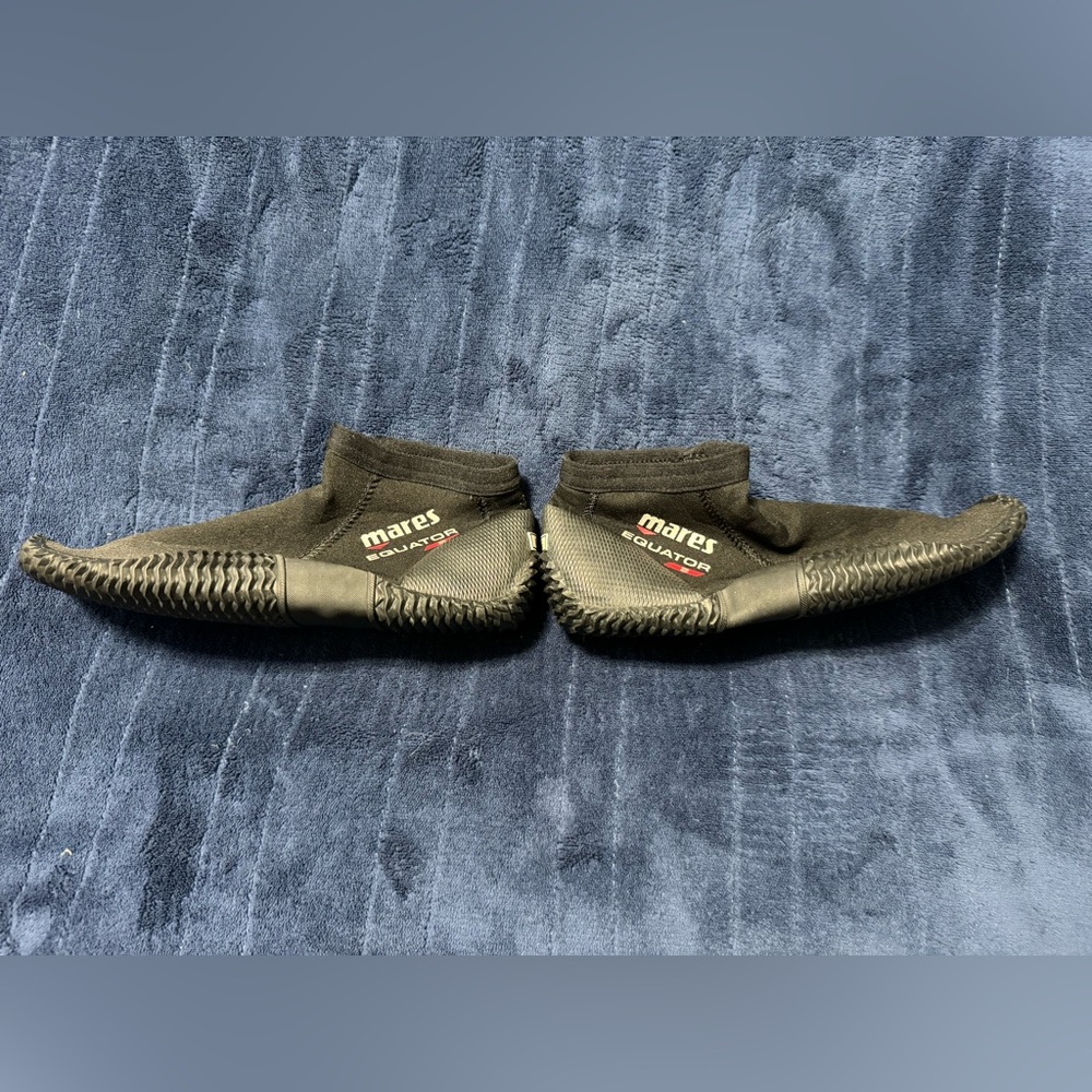New! Mares Equator 2mm Dive Boots in Black size 6. Water Shoes Diving Snorkeling